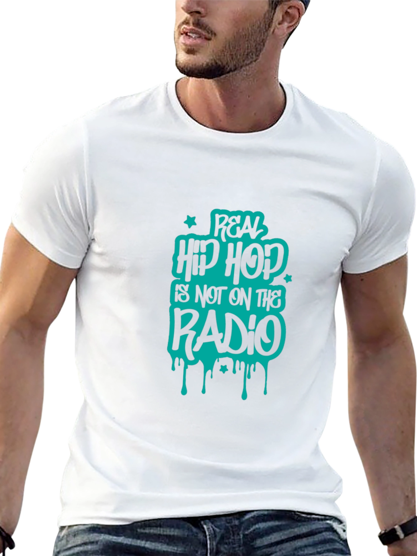 Real Hip Hop T-Shirt - Cool Graphic Tee