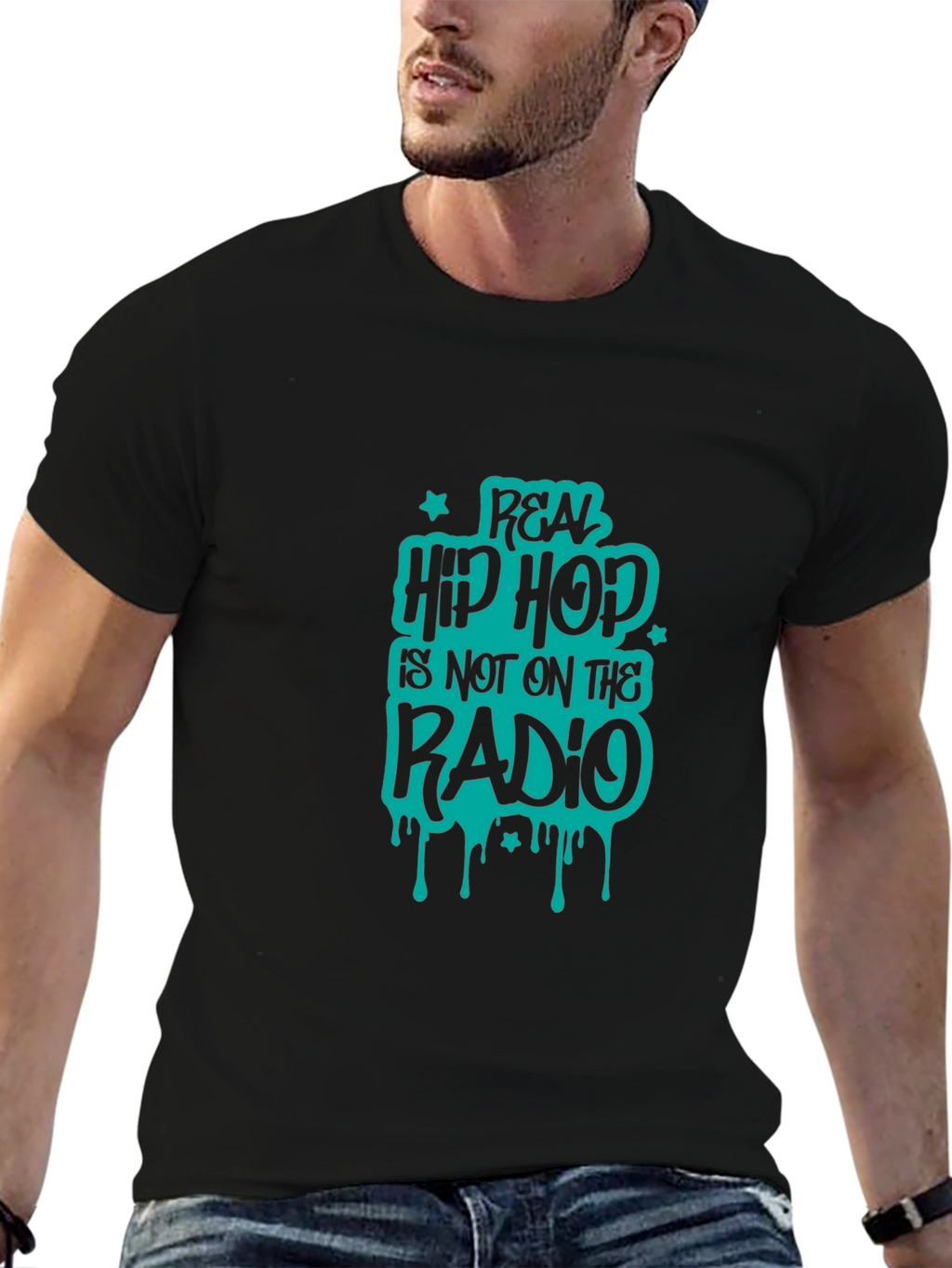 Real Hip Hop T-Shirt - Cool Graphic Tee