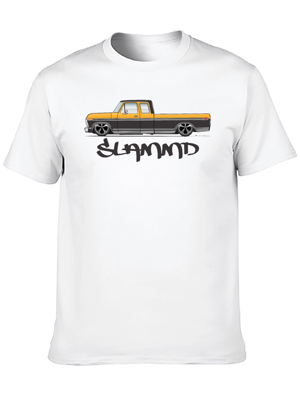 Slammd Truck Graphic Tee - Black Cotton