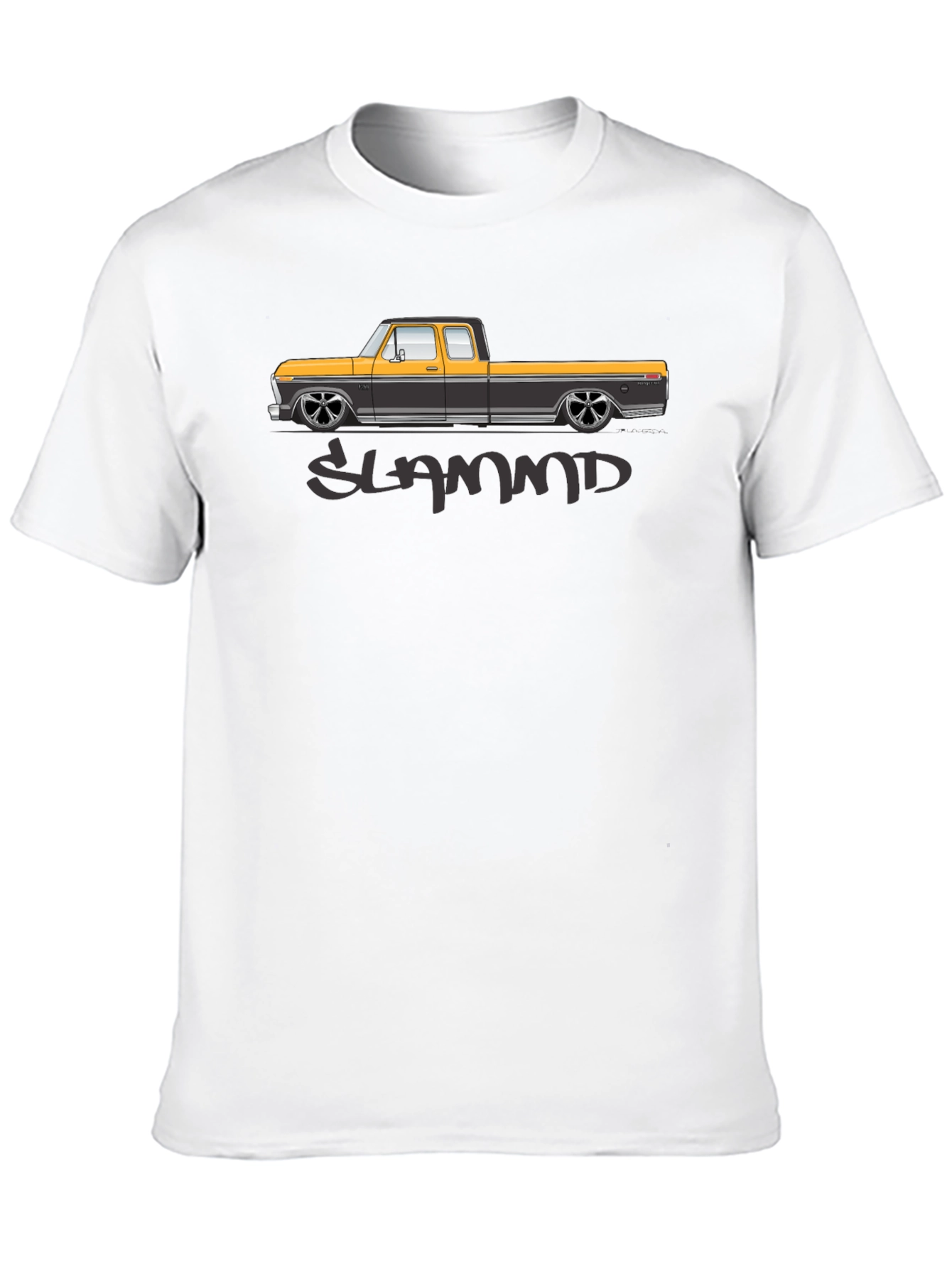 Slammd Truck Graphic Tee - Black Cotton