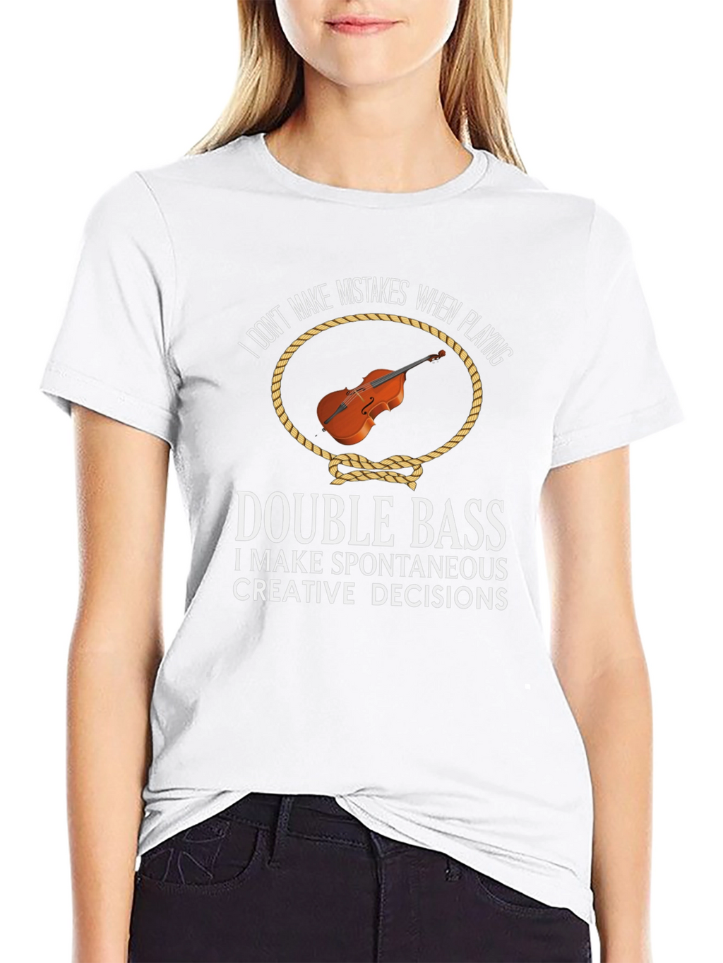 Double Bass Creative Decisions Graphic Tee