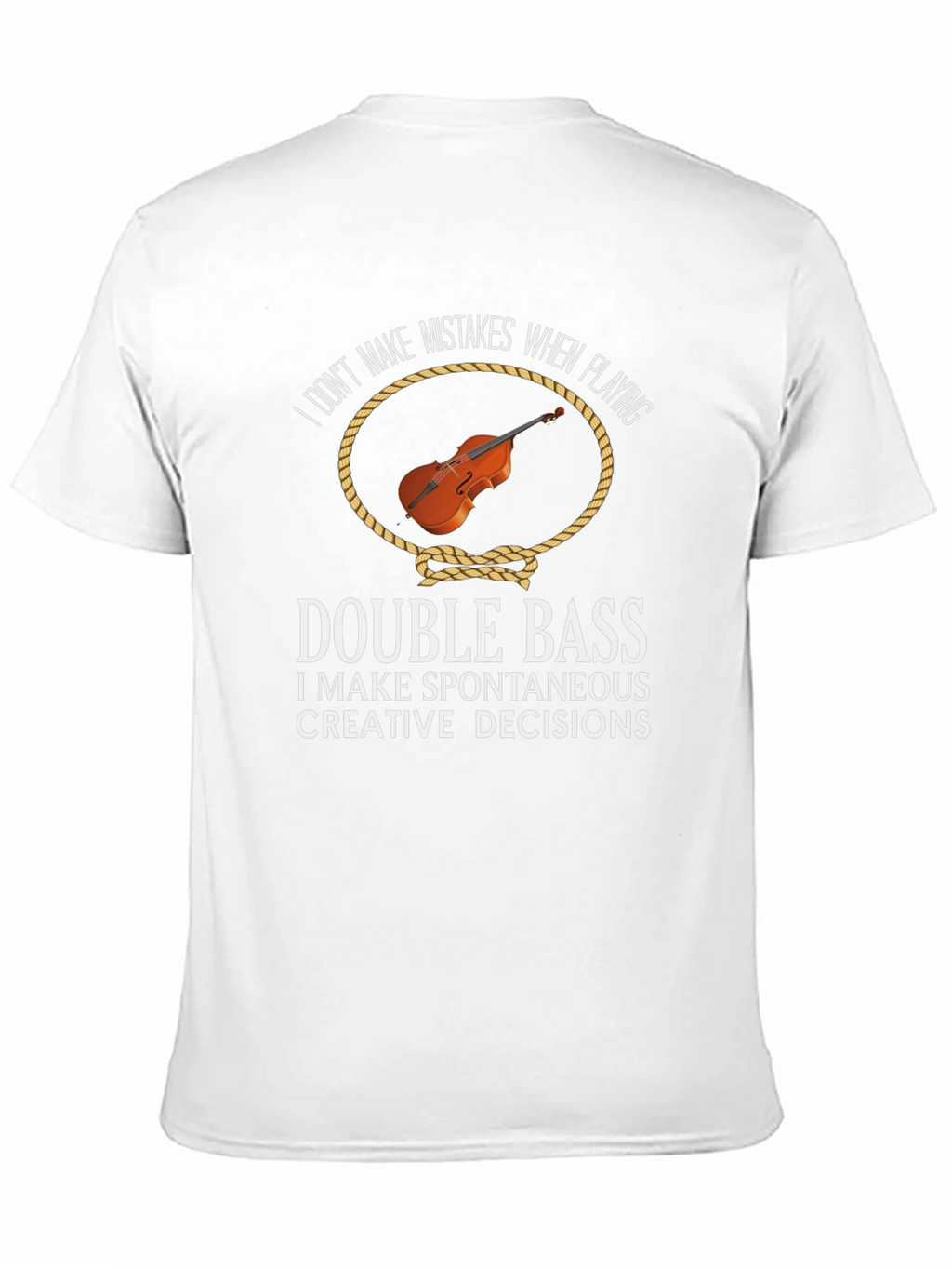 Double Bass Creative Decisions Graphic Tee