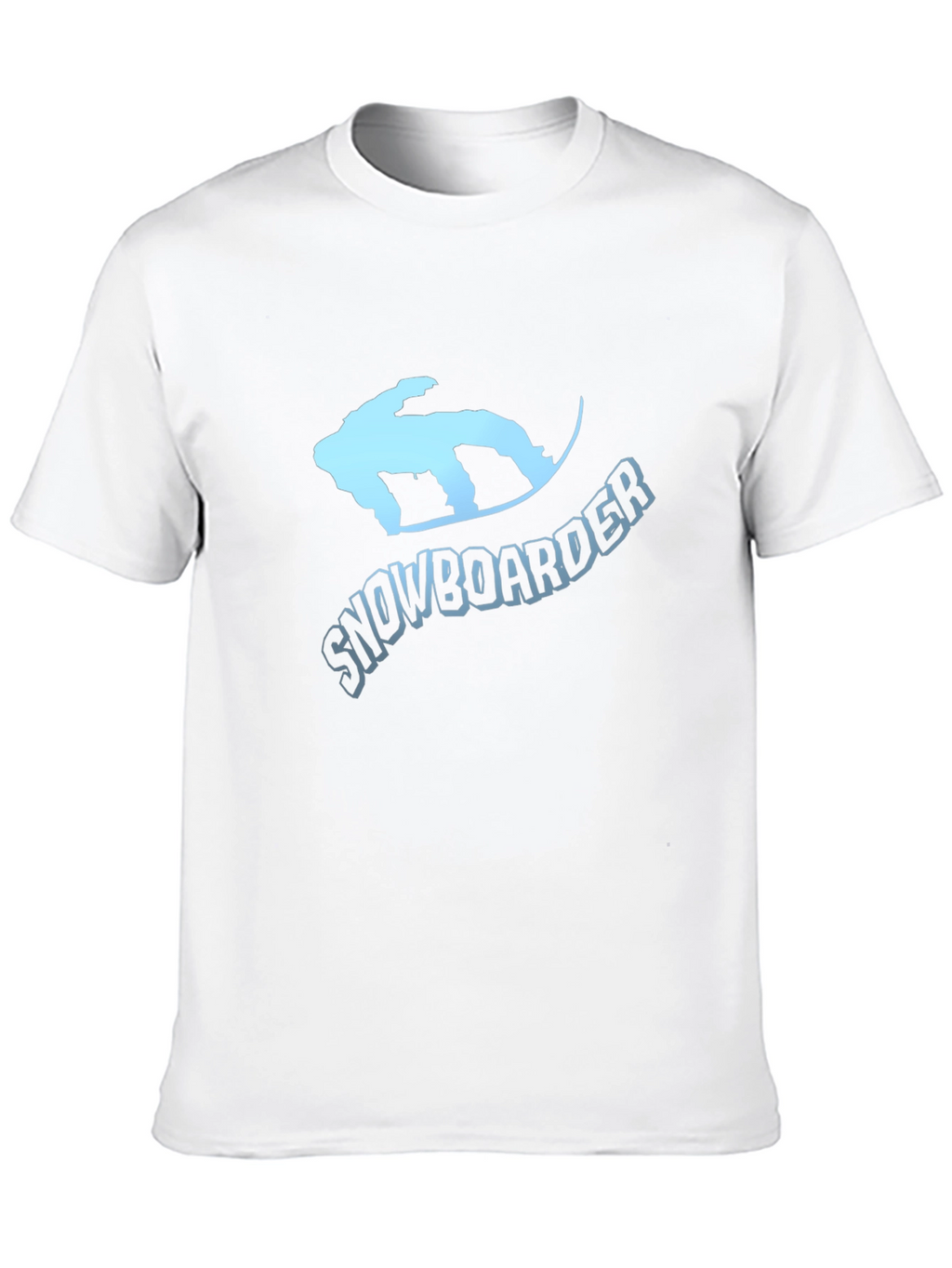 Snowboarder Graphic T-Shirt - Black