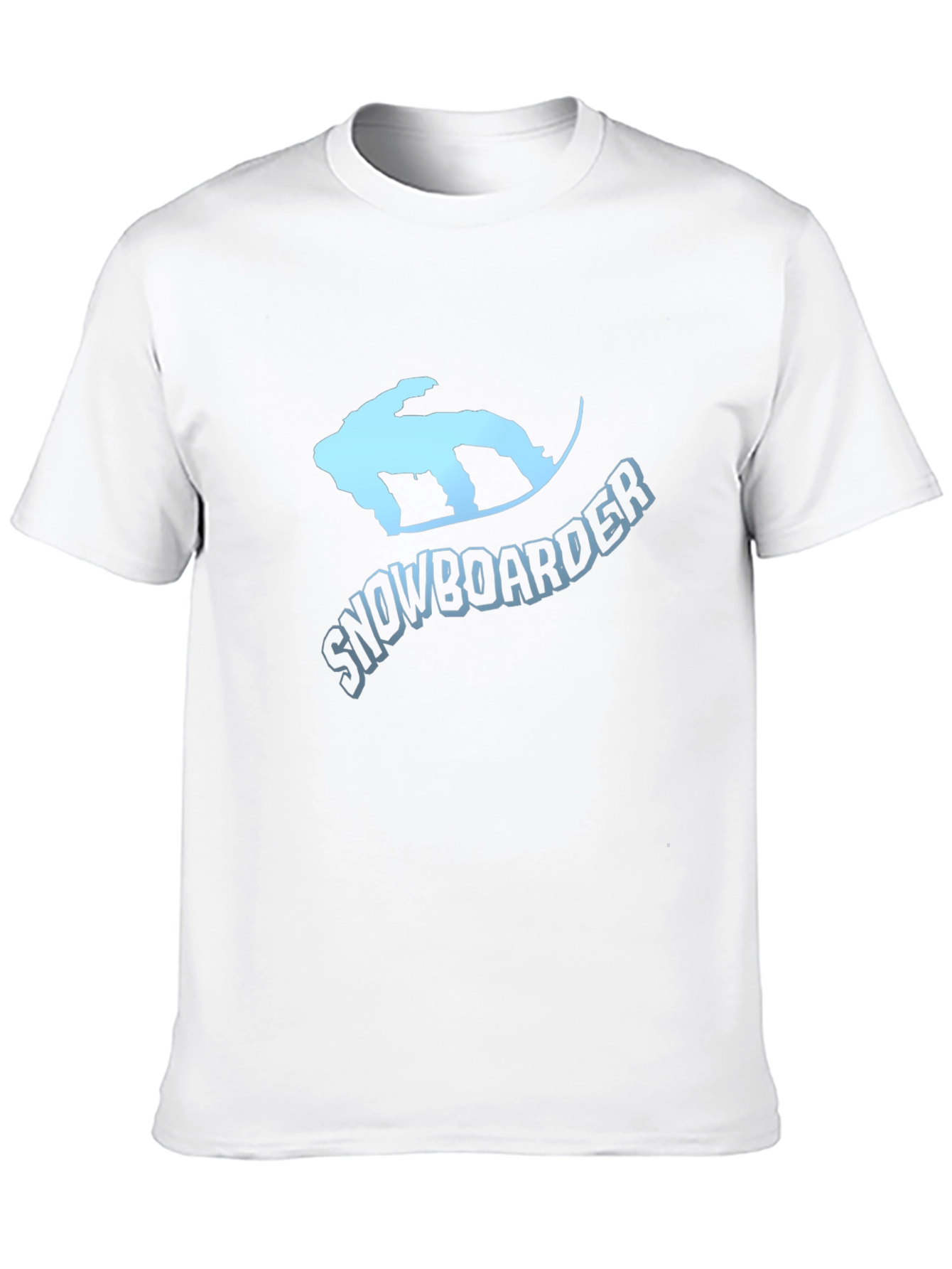 Snowboarder Graphic T-Shirt - Black