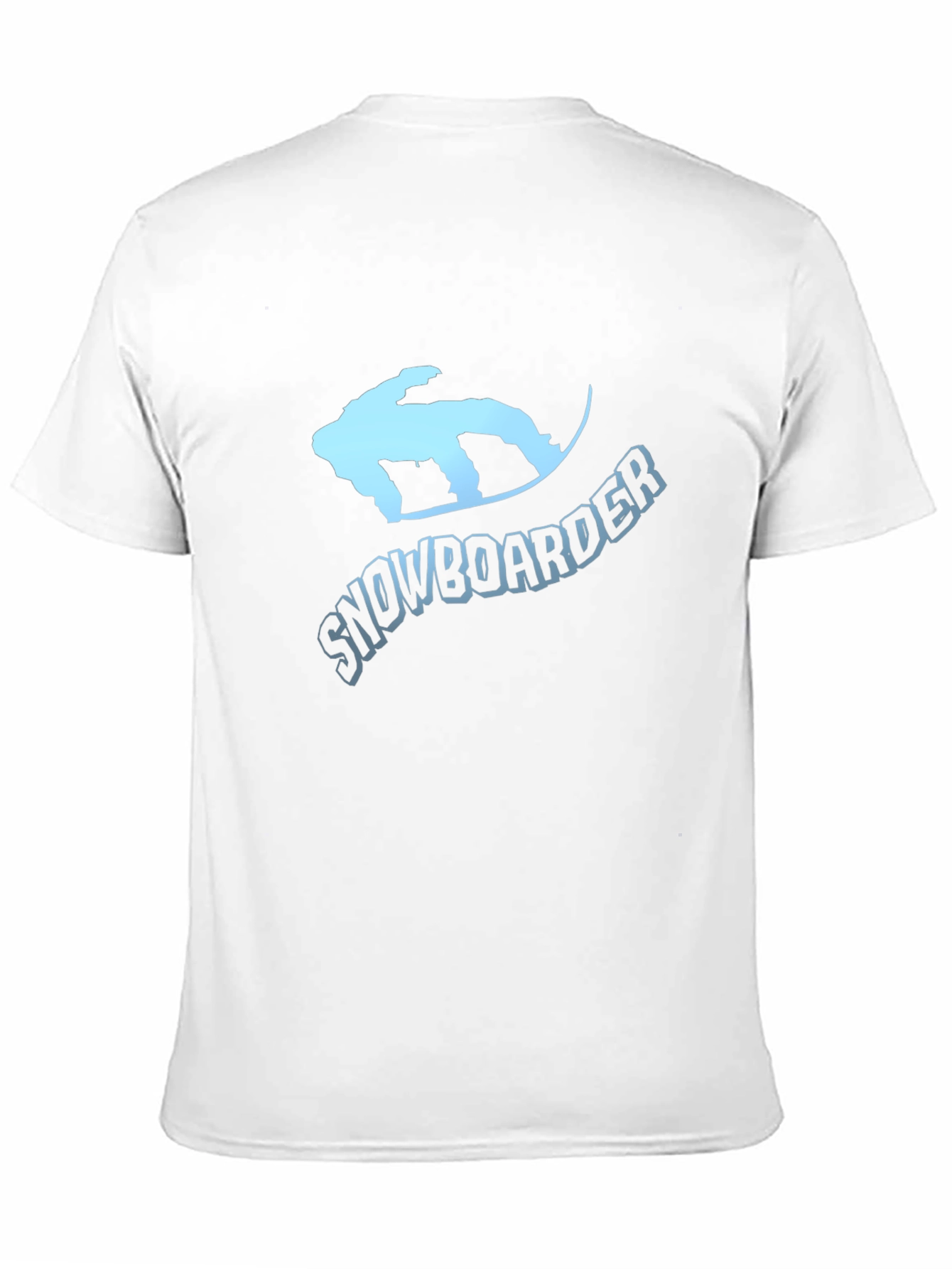 Snowboarder Graphic T-Shirt - Black