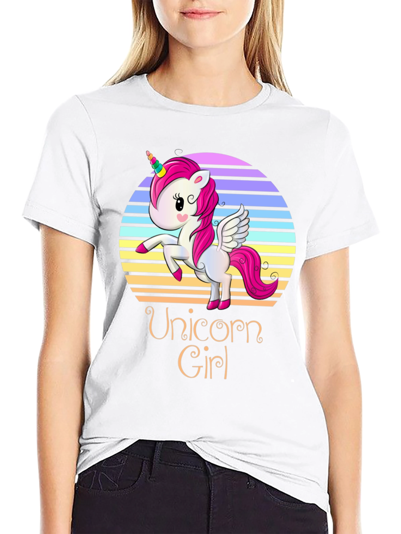 Unicorn Girl T-Shirt - Cute & Fun Design
