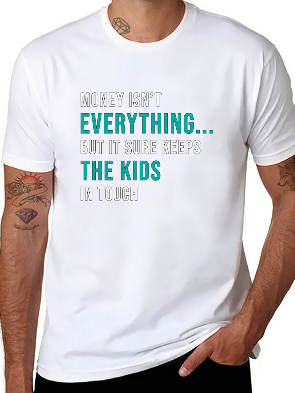 Humorous Saying Black T-Shirt