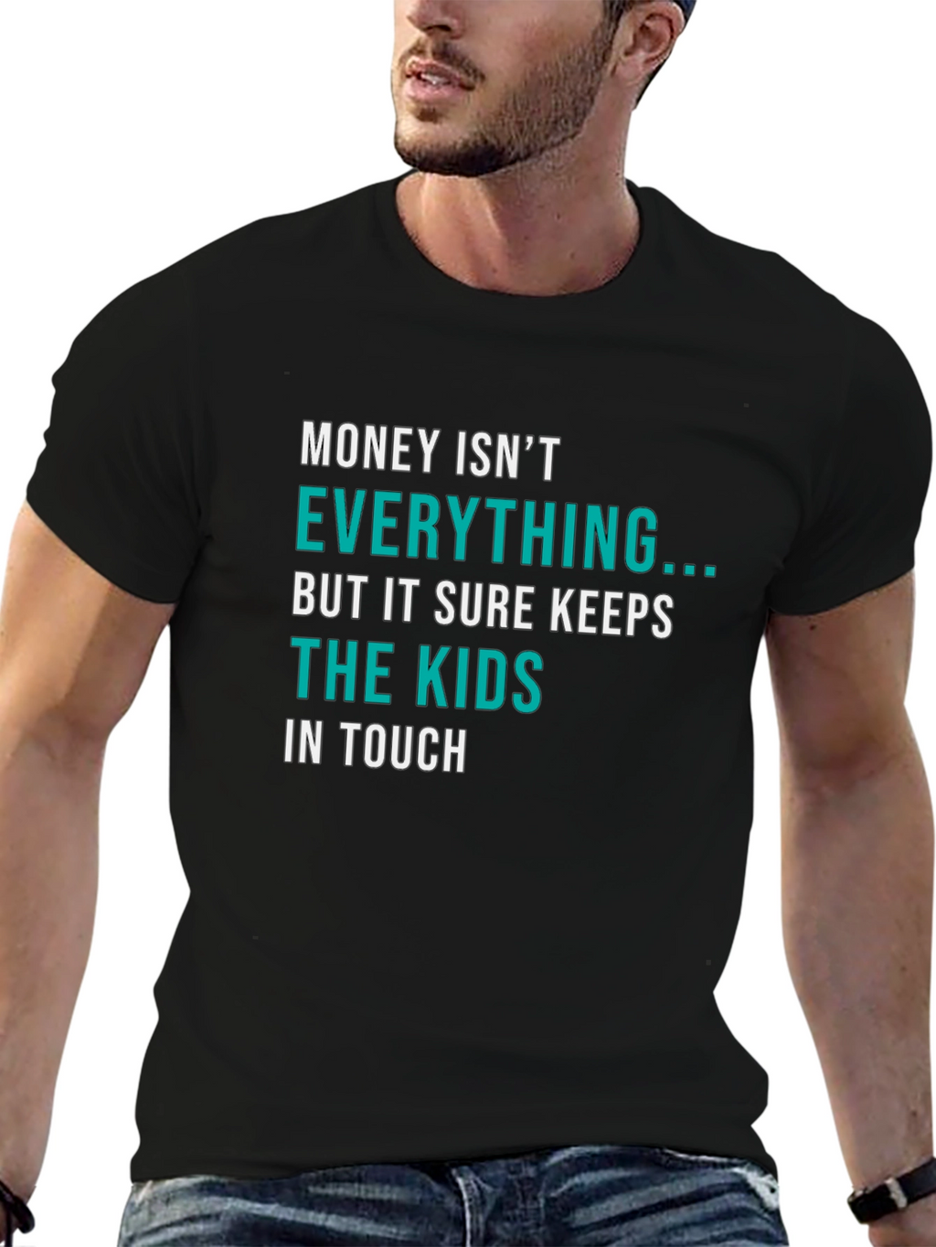 Humorous Saying Black T-Shirt