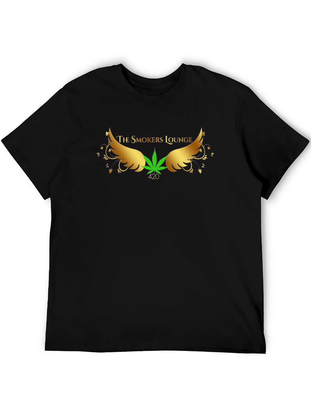 The Smokers Lounge T-Shirt - Black Cotton Blend