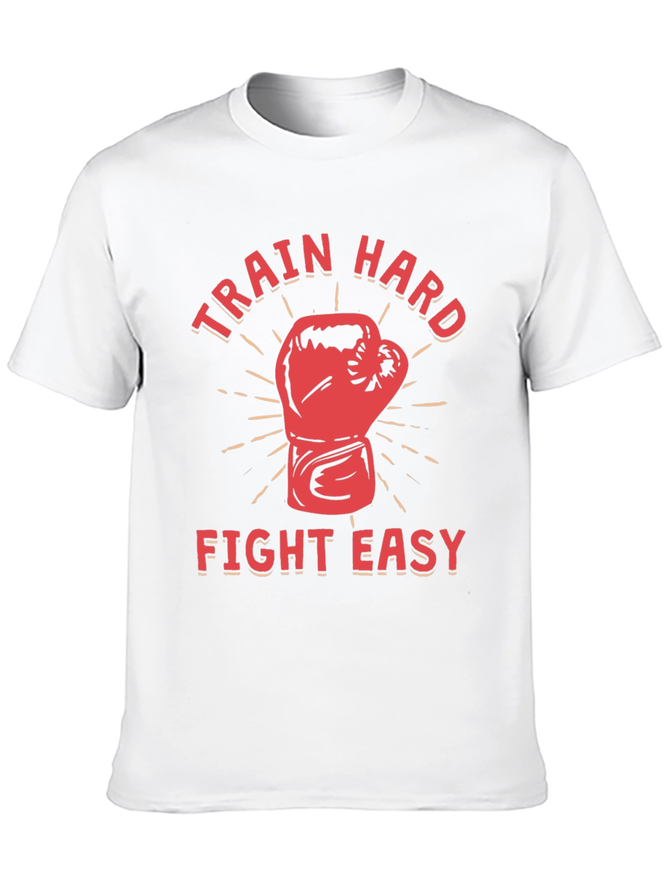 Train Hard Fight Easy Graphic Tee