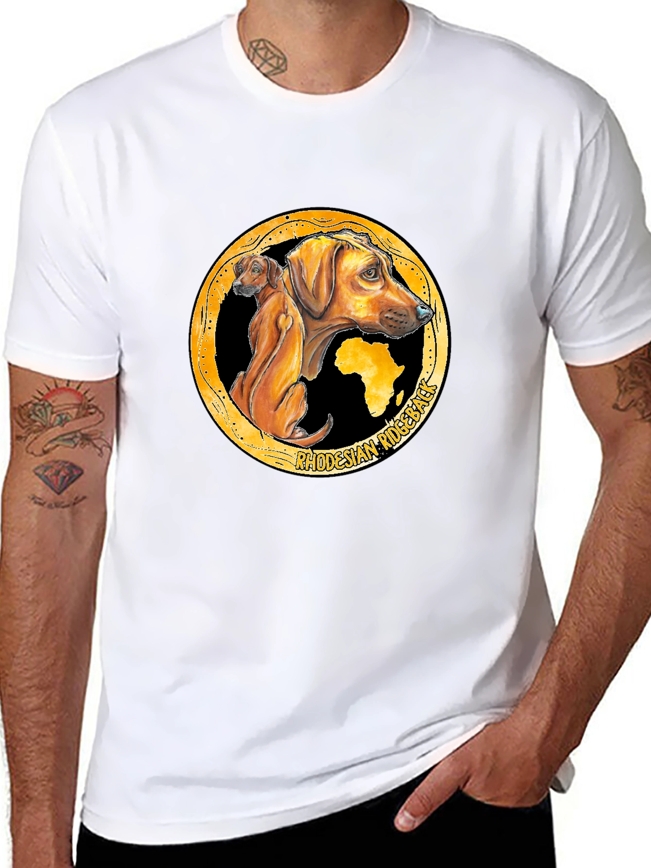 Rhodesian Ridgeback T-Shirt - Africa Dog Breed Tee