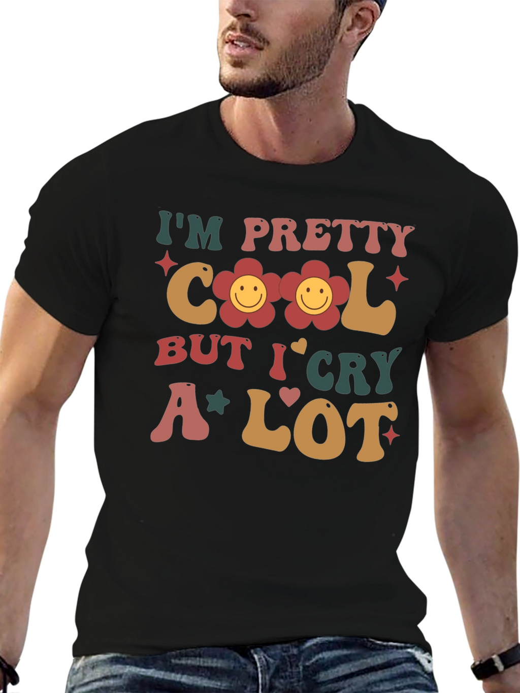 Pretty Cool Crying Flower T-Shirt