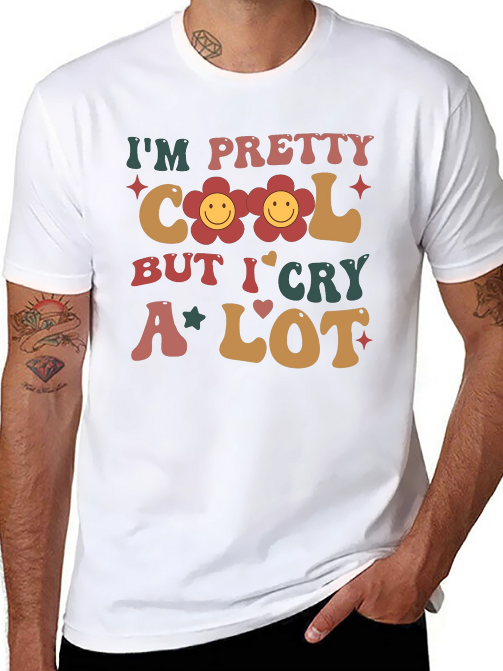 Pretty Cool Crying Flower T-Shirt