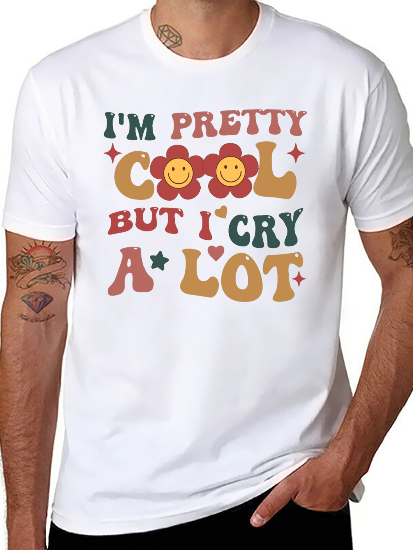 Pretty Cool Crying Flower T-Shirt