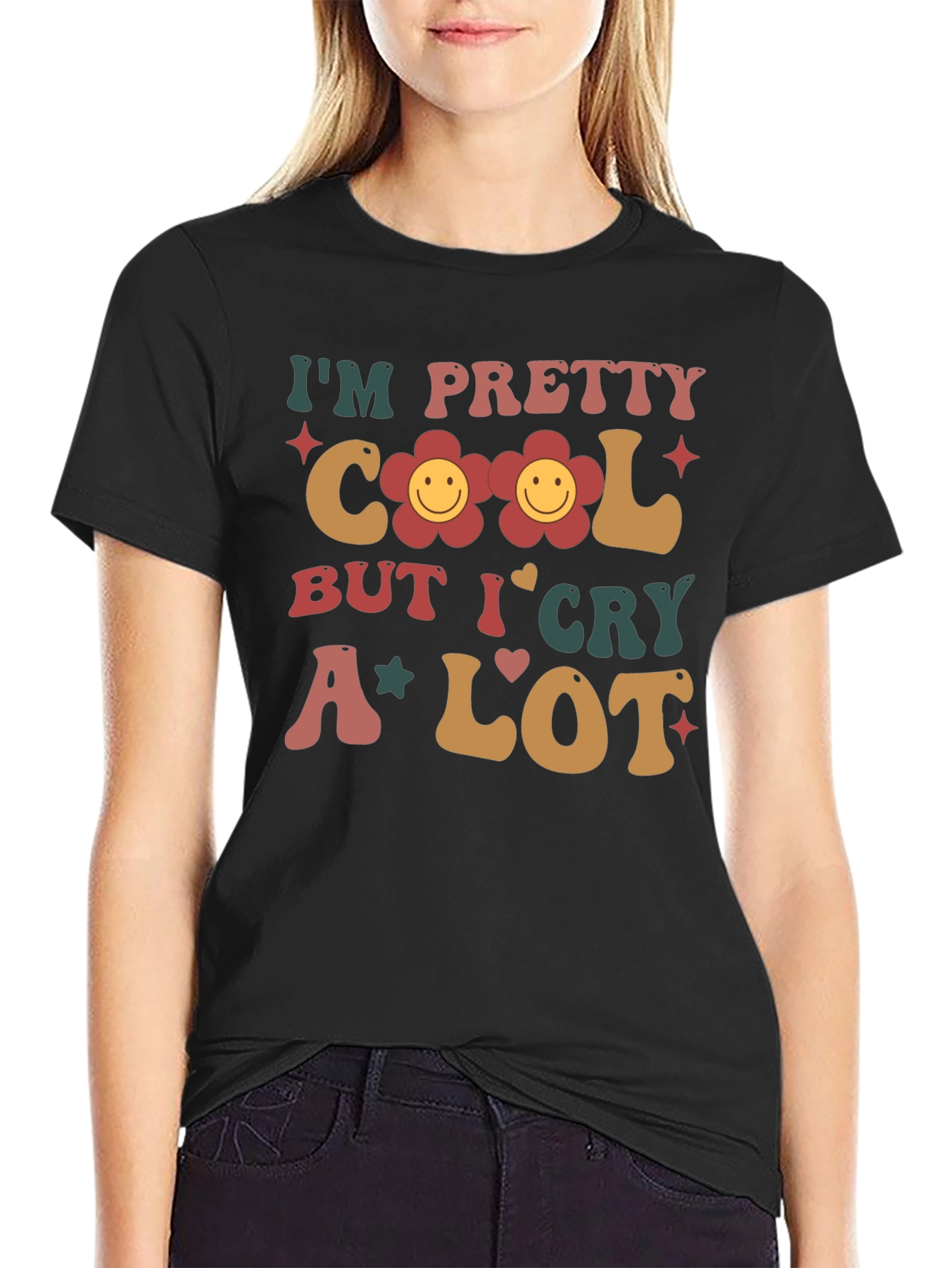 Pretty Cool Crying Flower T-Shirt