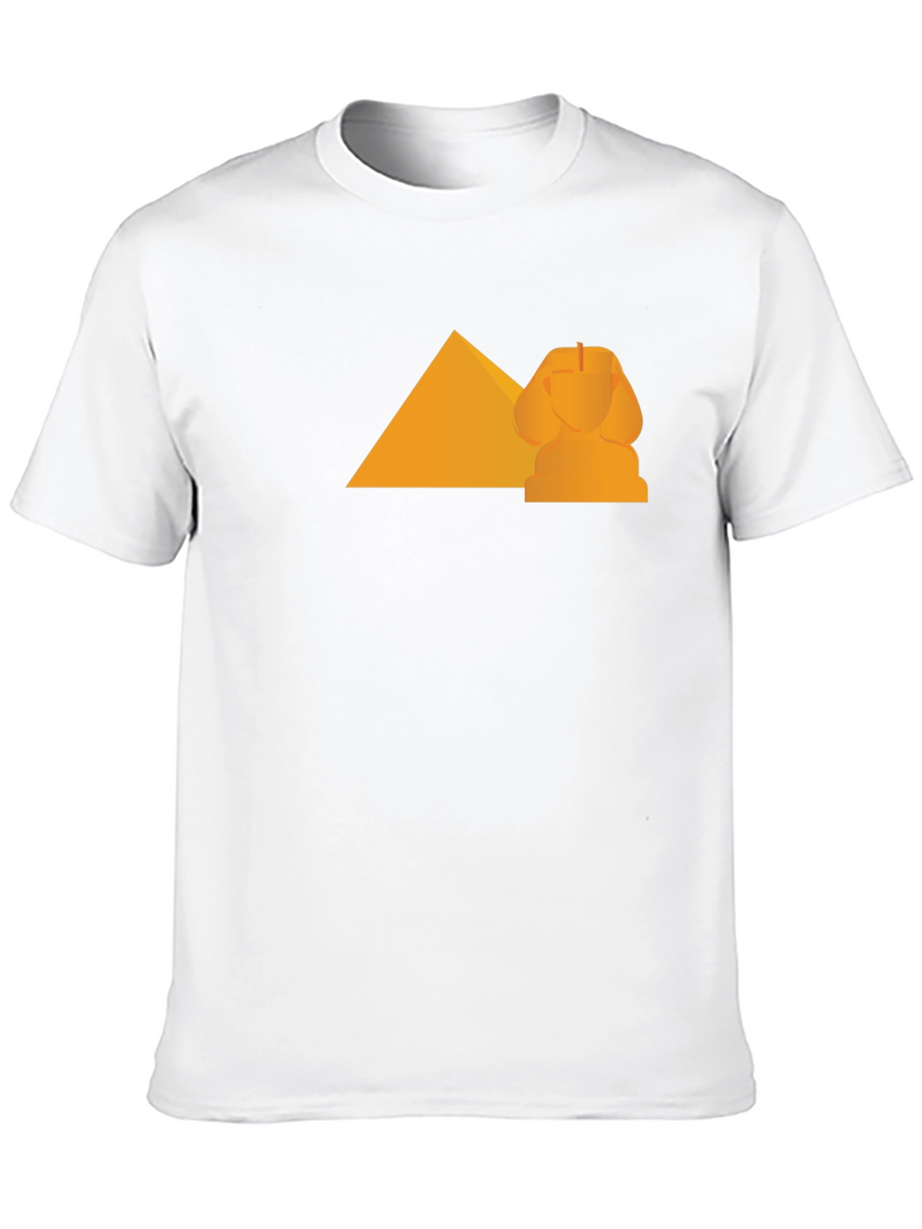 Egyptian Pyramid Sphinx Graphic Tee - Black