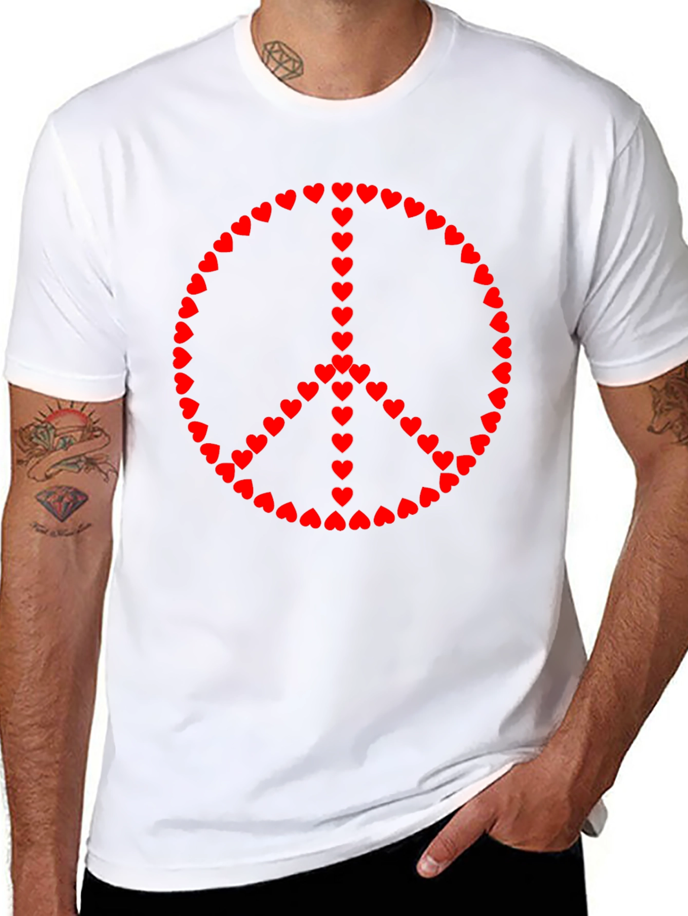 Heart Peace Sign T-Shirt