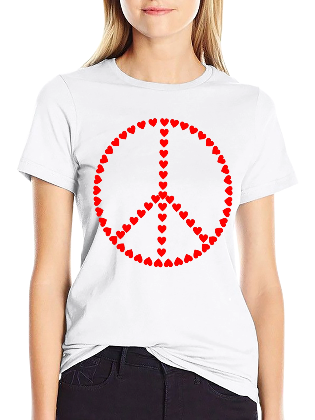 Heart Peace Sign T-Shirt
