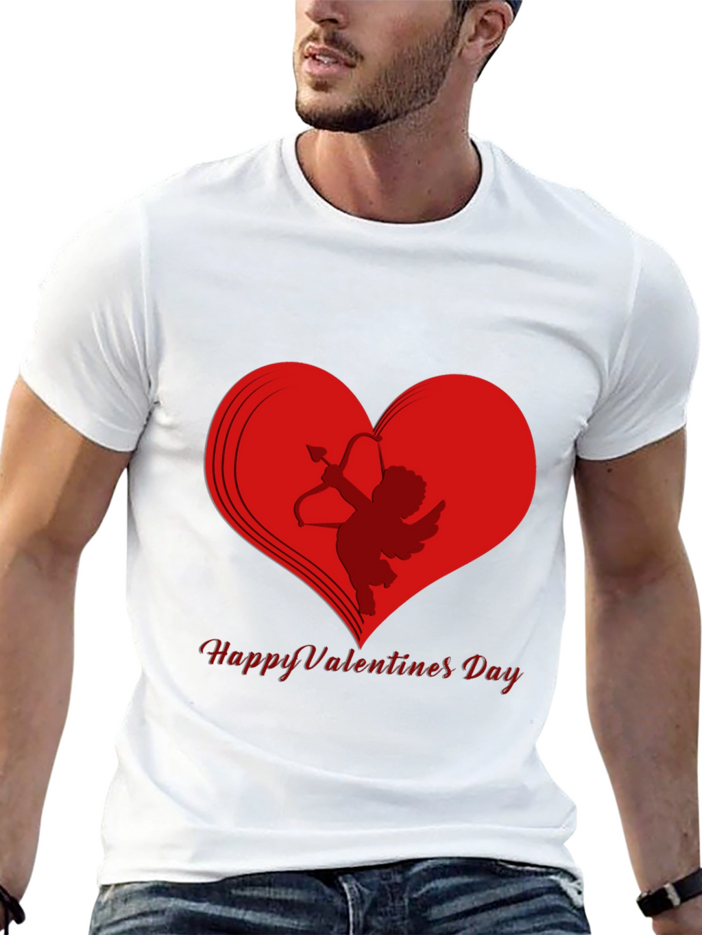 Valentines Day Cupid Heart T-Shirt