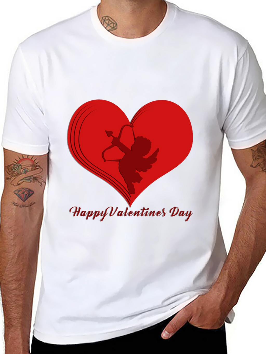 Valentines Day Cupid Heart T-Shirt
