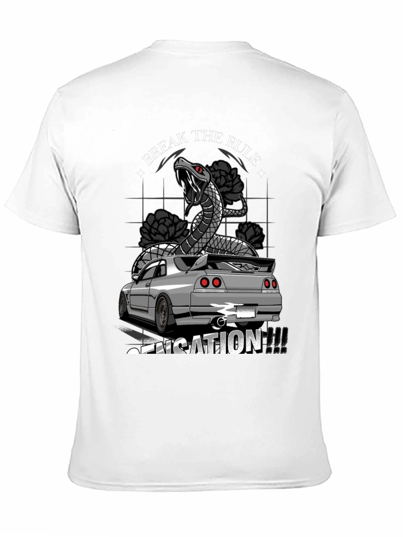 Break the Rule Car T-Shirt - Sensation