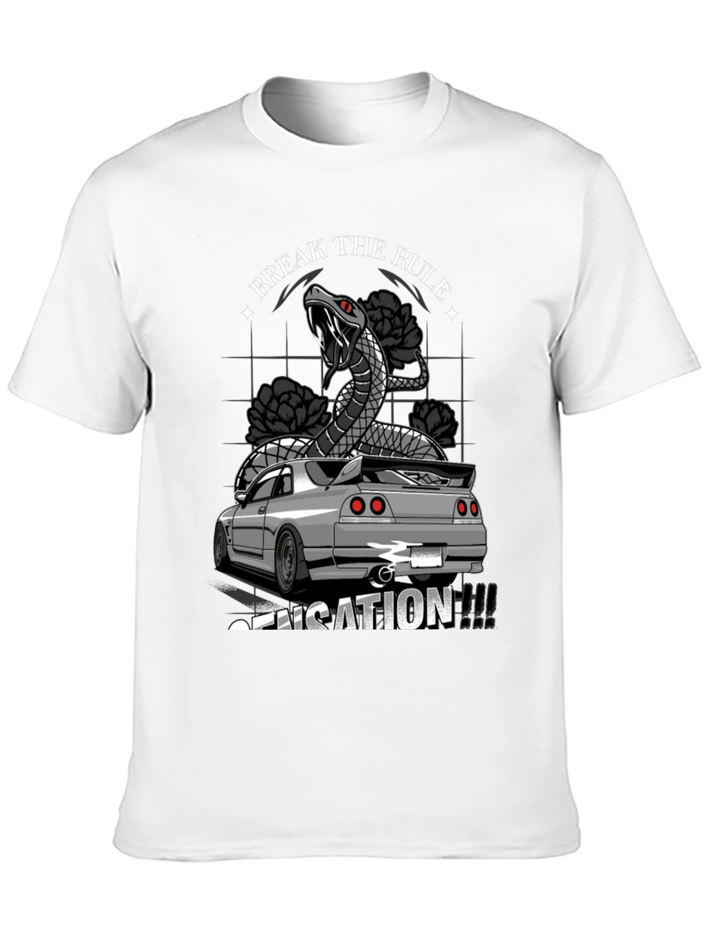 Break the Rule Car T-Shirt - Sensation