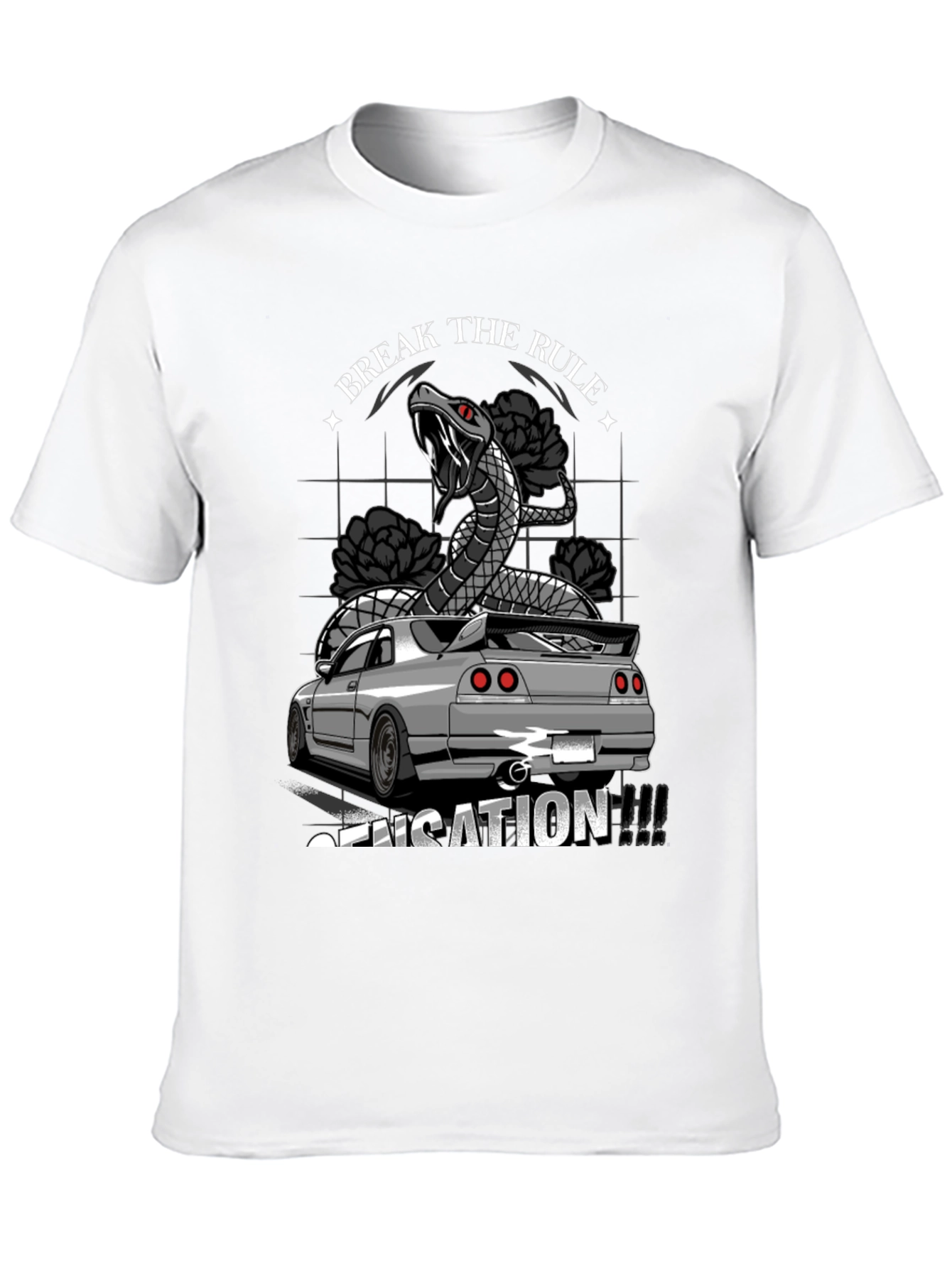 Break the Rule Car T-Shirt - Sensation