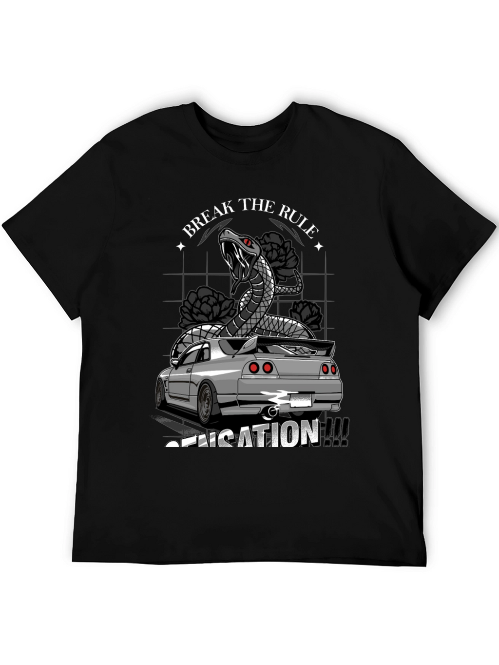 Break the Rule Car T-Shirt - Sensation