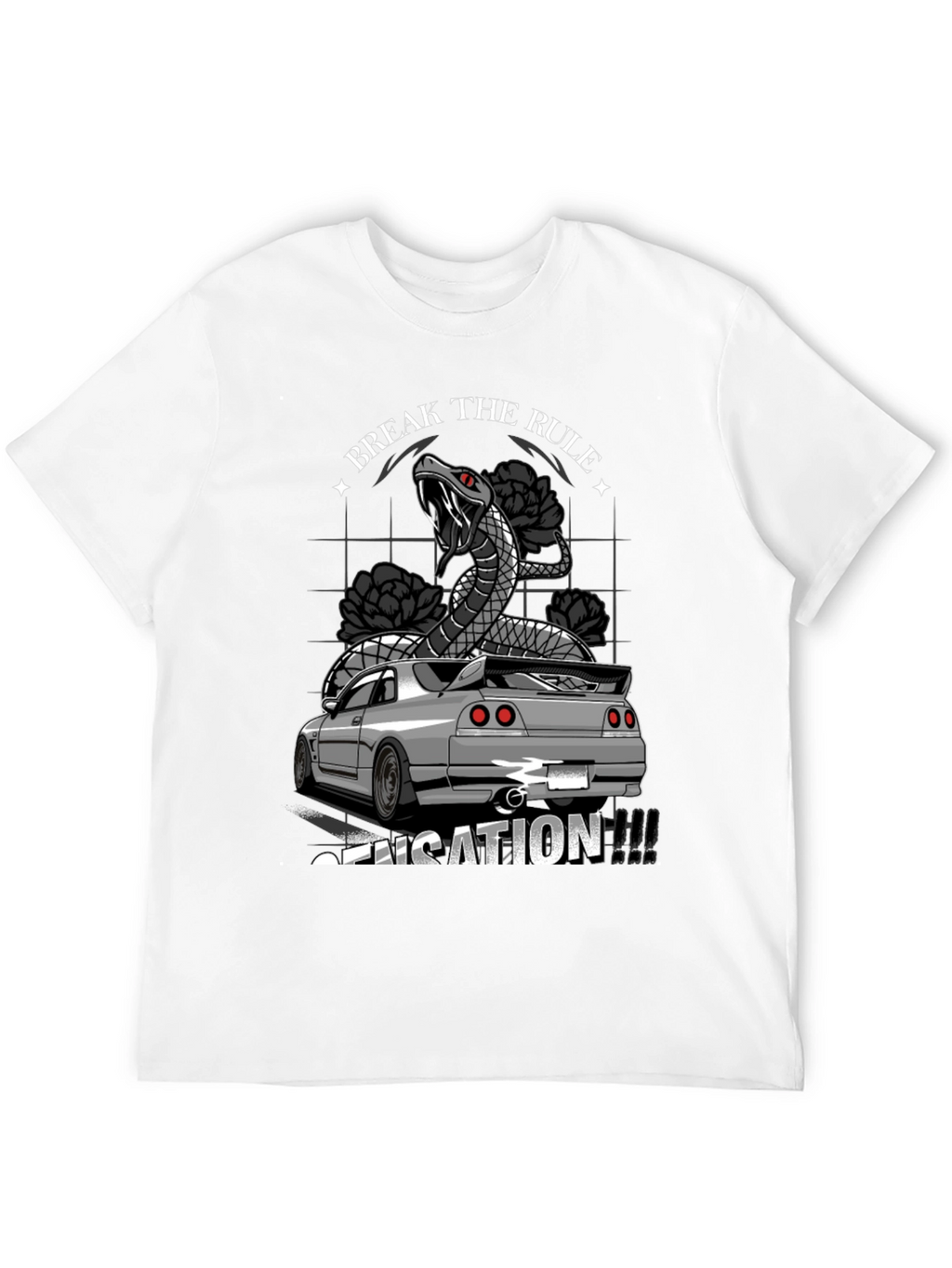 Break the Rule Car T-Shirt - Sensation