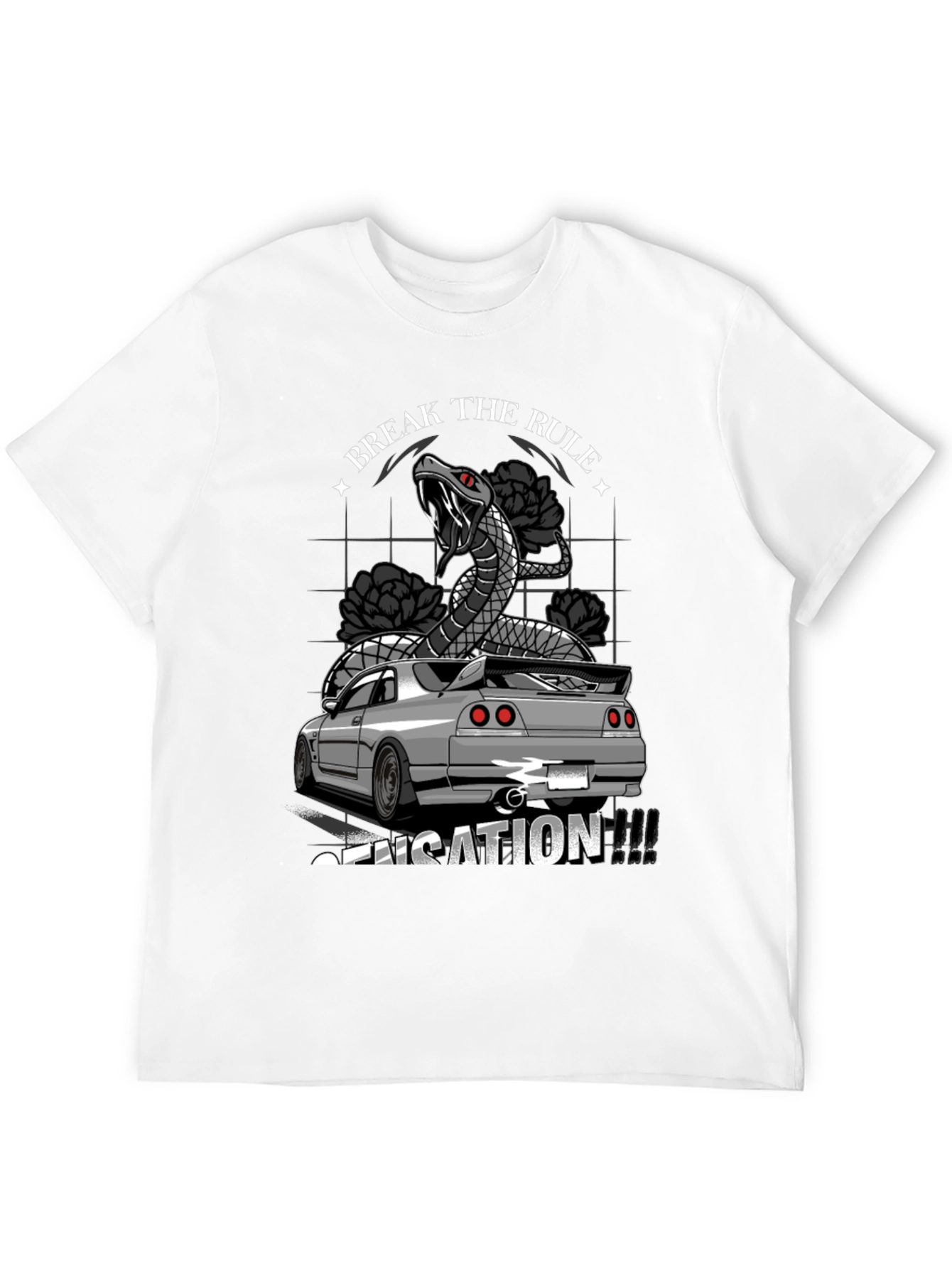 Break the Rule Car T-Shirt - Sensation