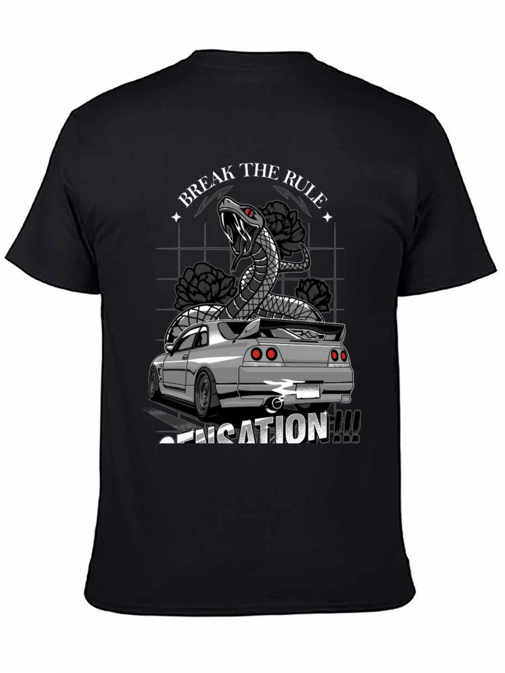 Break the Rule Car T-Shirt - Sensation