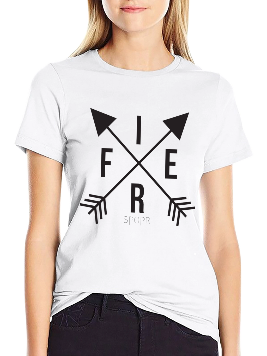 Fierce Arrow Graphic Tee - Black Unisex Shirt