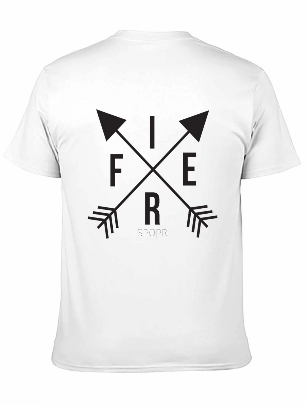 Fierce Arrow Graphic Tee - Black Unisex Shirt