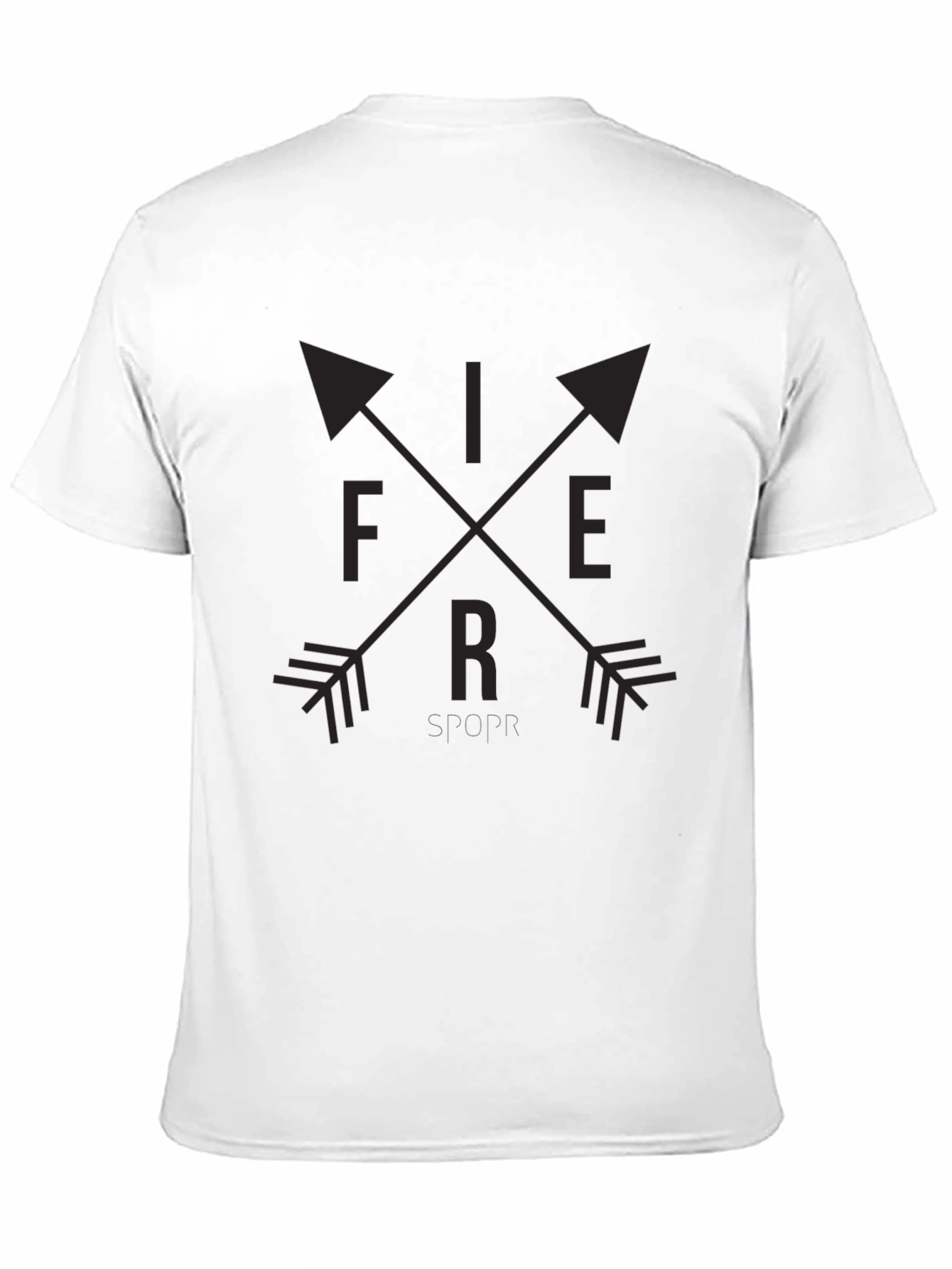 Fierce Arrow Graphic Tee - Black Unisex Shirt