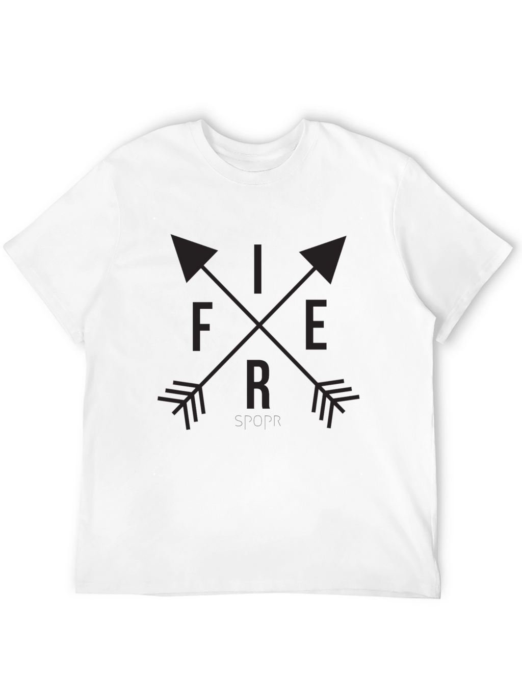 Fierce Arrow Graphic Tee - Black Unisex Shirt