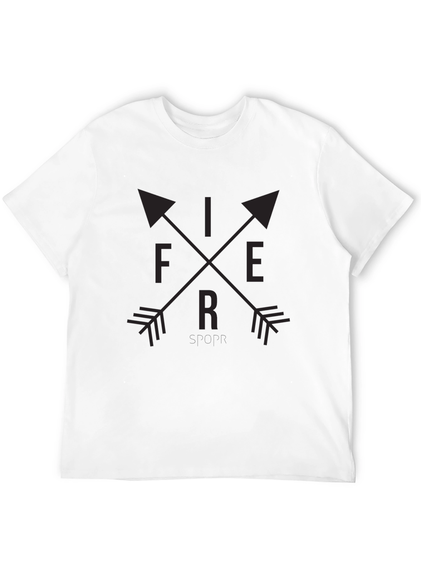 Fierce Arrow Graphic Tee - Black Unisex Shirt