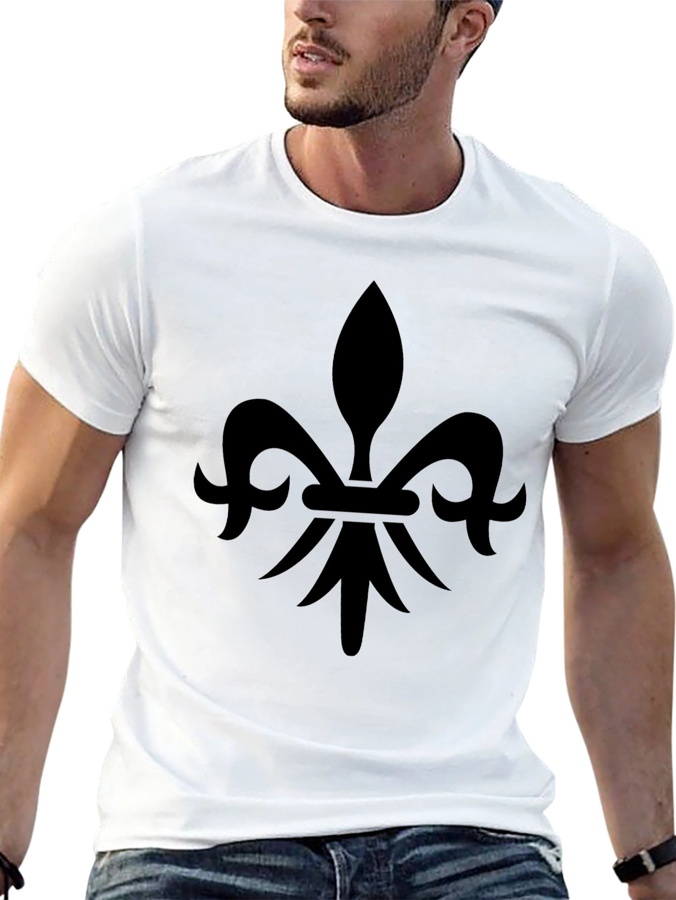 Fleur-de-Lis Graphic Tee - Classic Black T-Shirt