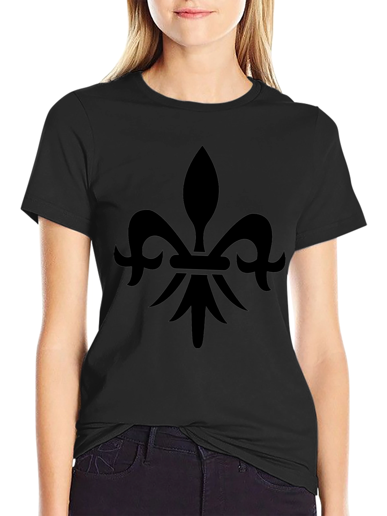 Fleur-de-Lis Graphic Tee - Classic Black T-Shirt