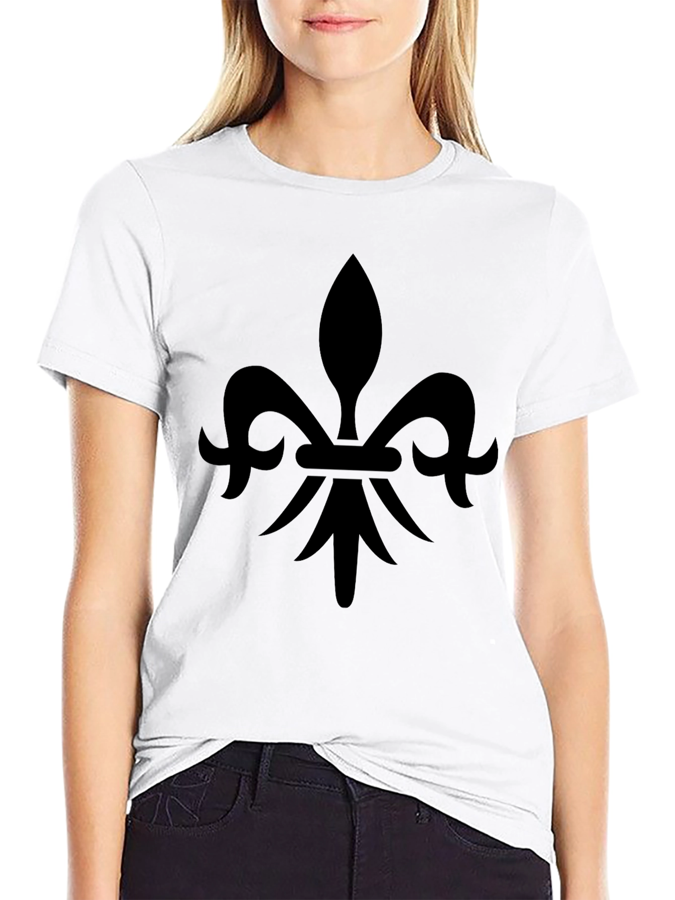 Fleur-de-Lis Graphic Tee - Classic Black T-Shirt