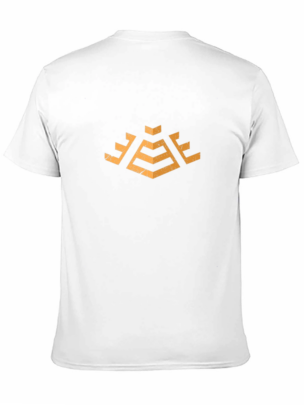 Retro Pyramid Graphic Tee - Black Cotton Blend Shirt