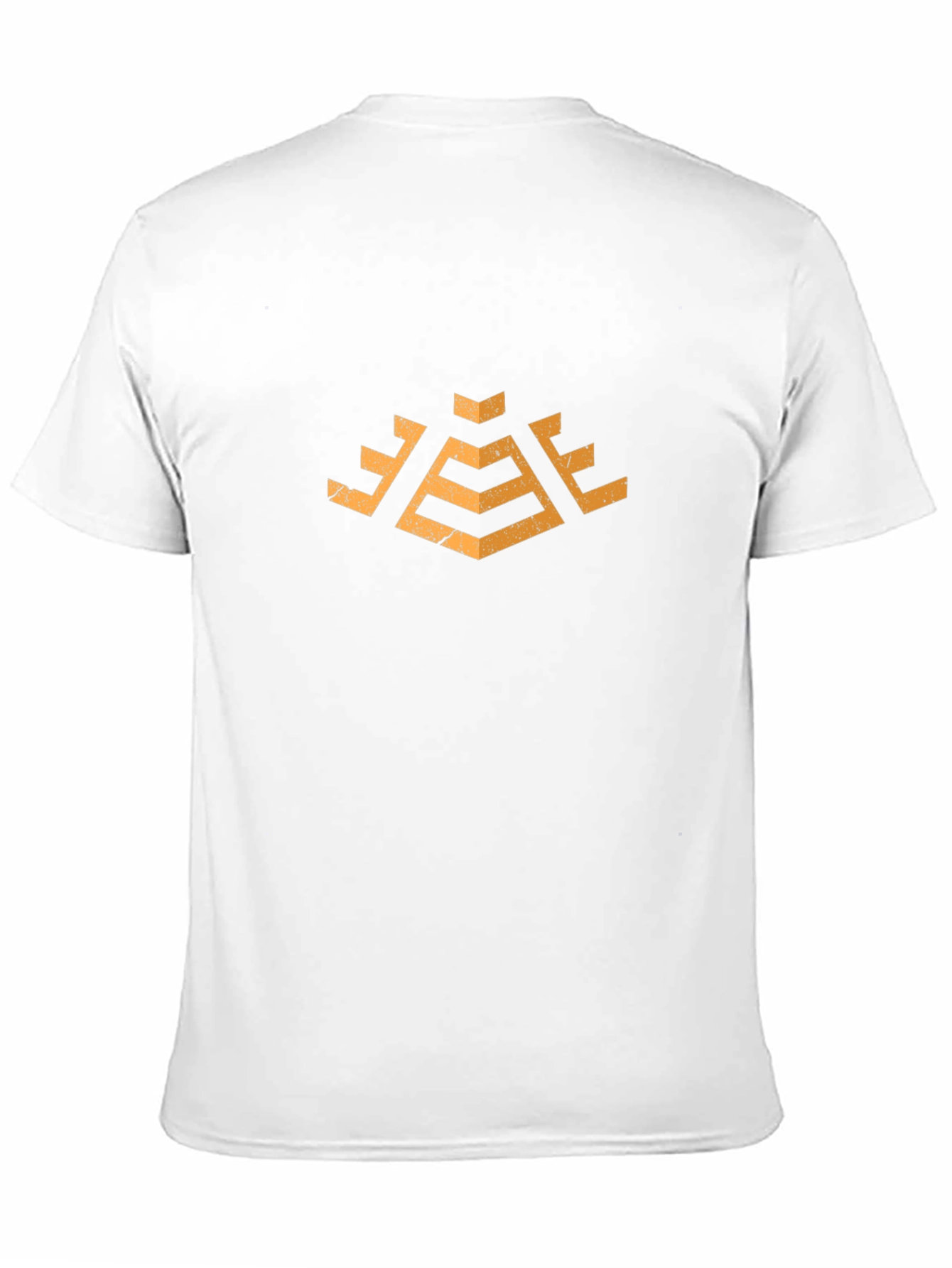Retro Pyramid Graphic Tee - Black Cotton Blend Shirt