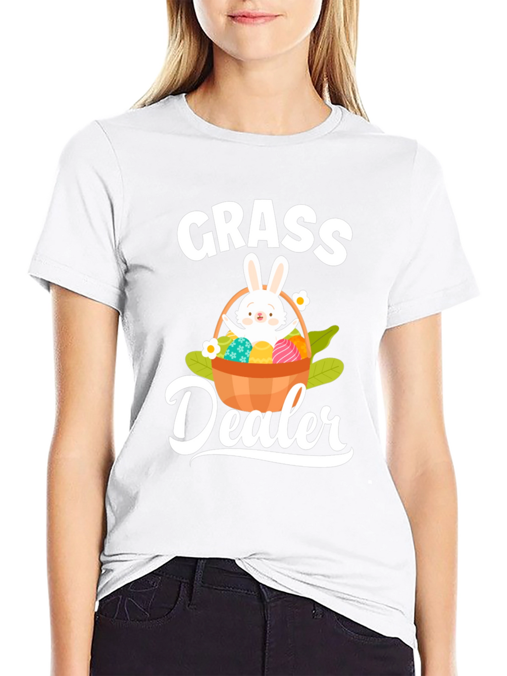Funny Easter Grass Dealer Graphic T-Shirt