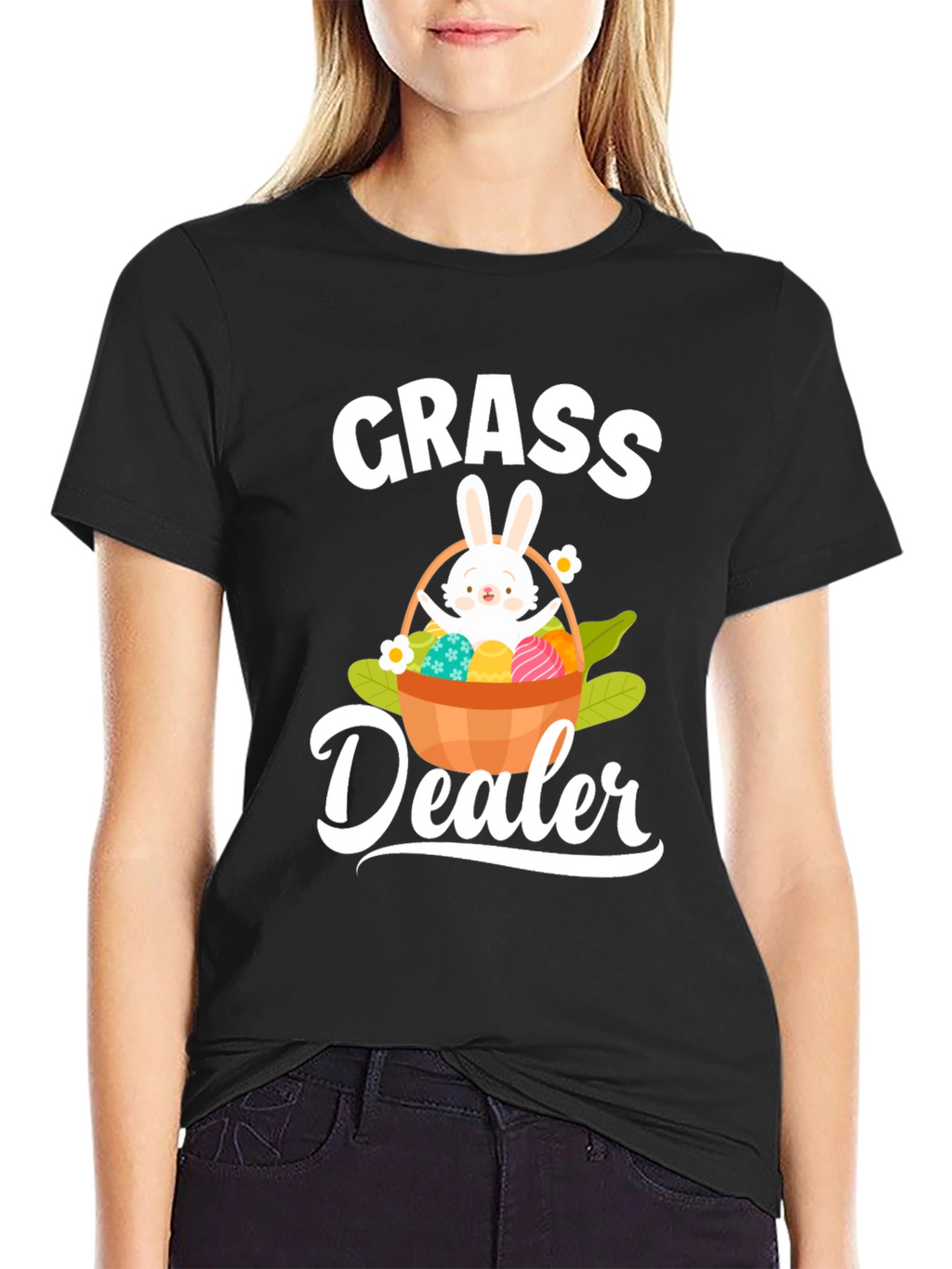Funny Easter Grass Dealer Graphic T-Shirt