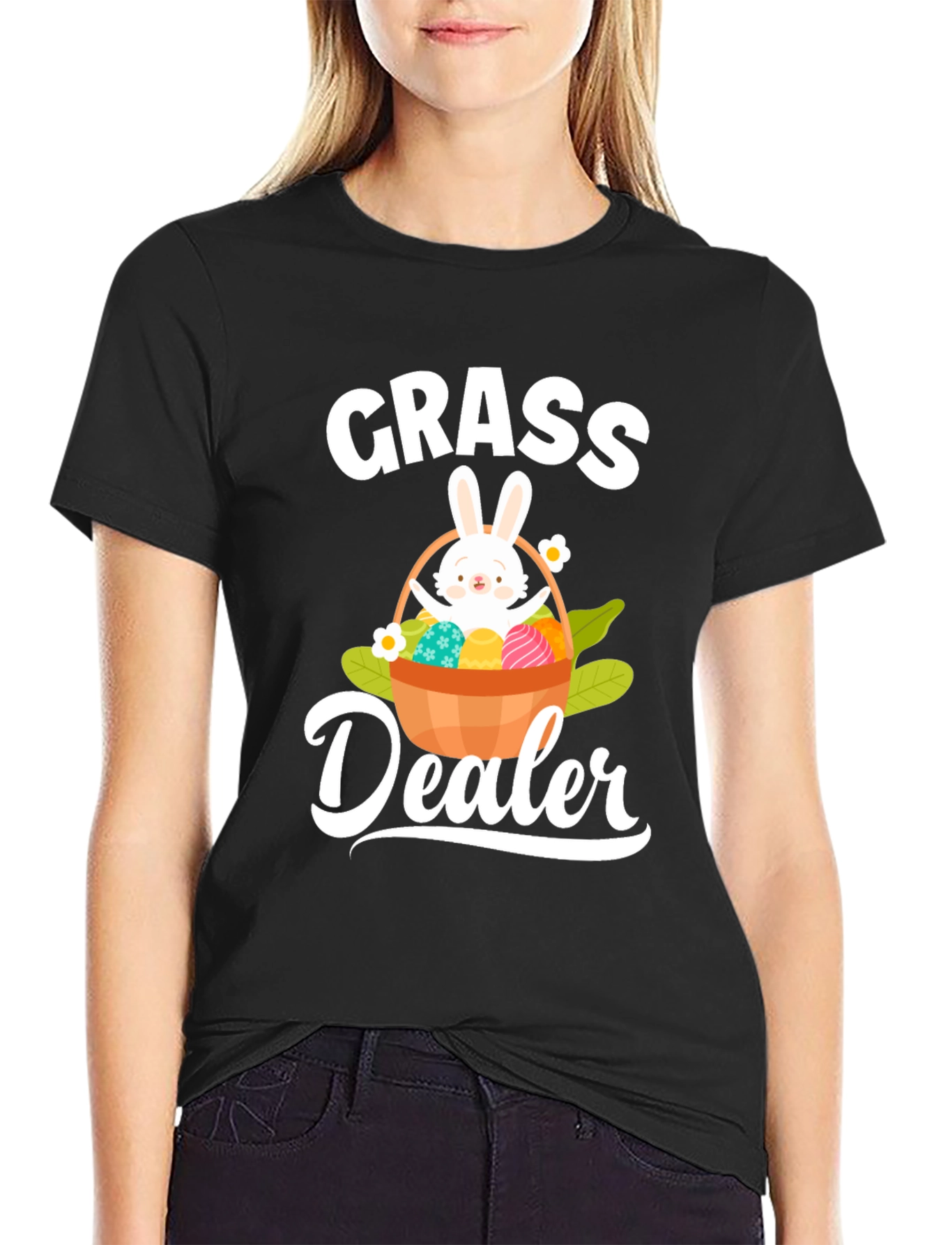 Funny Easter Grass Dealer Graphic T-Shirt