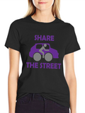 Share the Street Graphic T-Shirt - Black