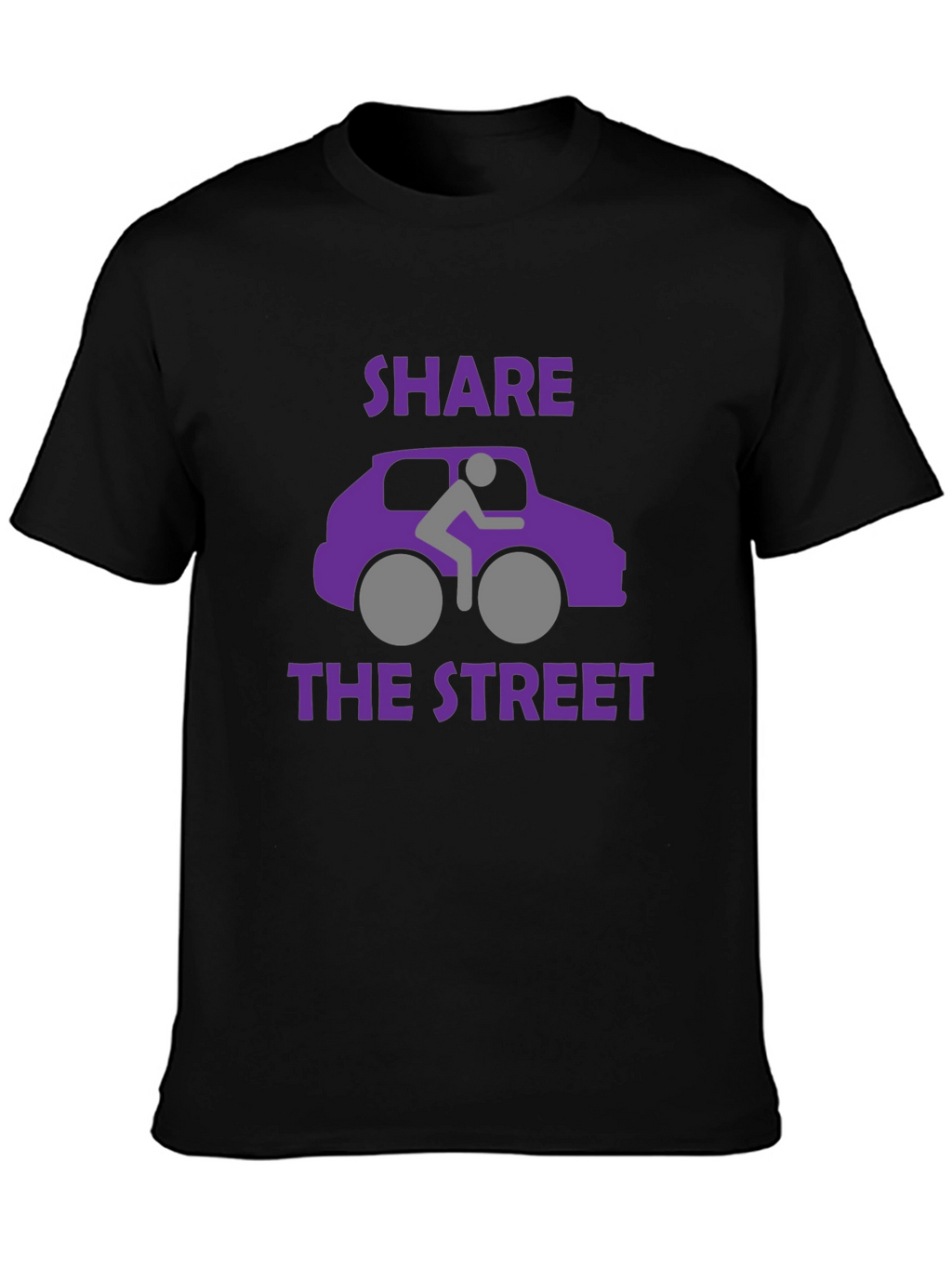 Share the Street Graphic T-Shirt - Black