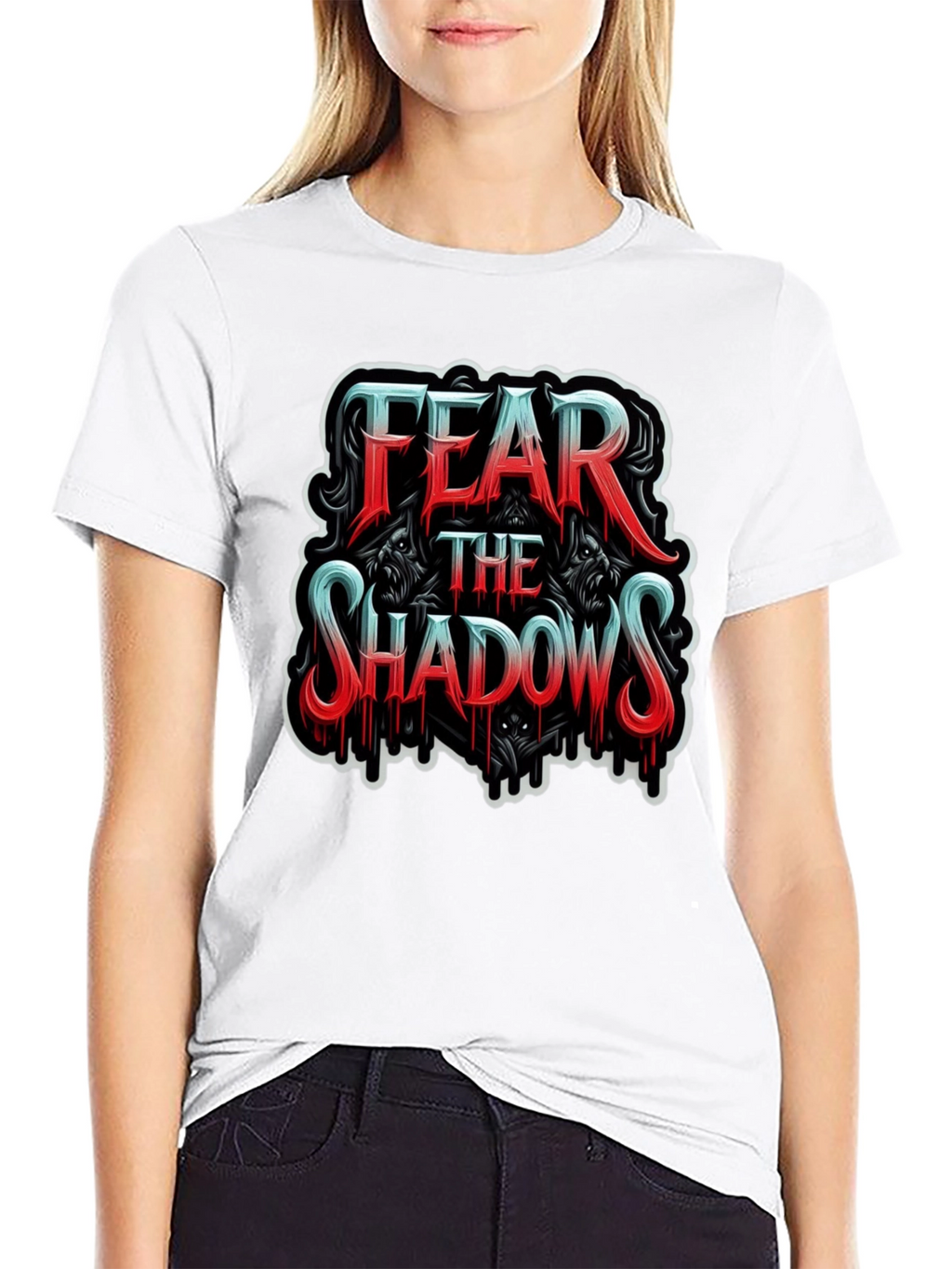 Fear the Shadows Graphic T-Shirt