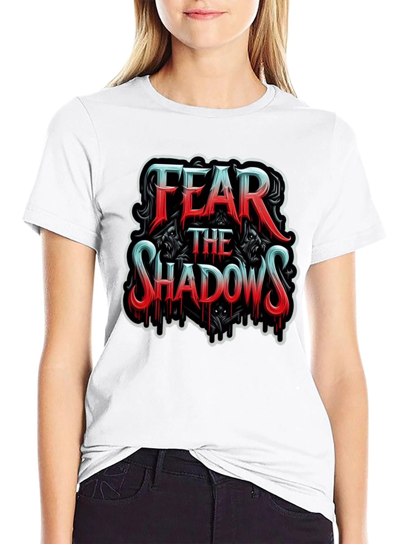 Fear the Shadows Graphic T-Shirt