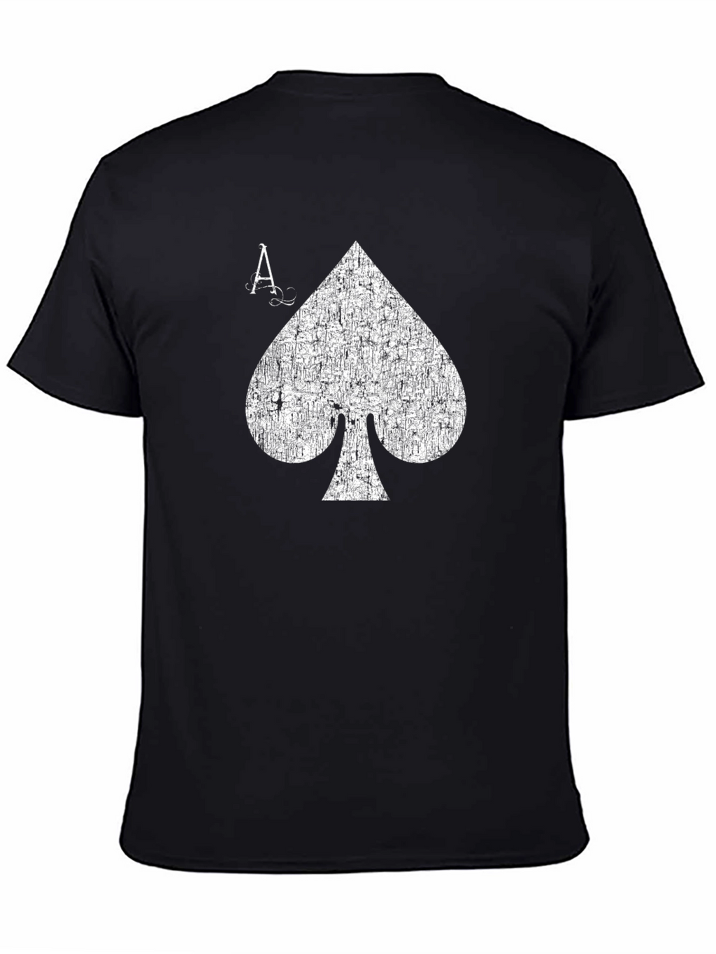 Ace of Spades Graphic T-Shirt - Black