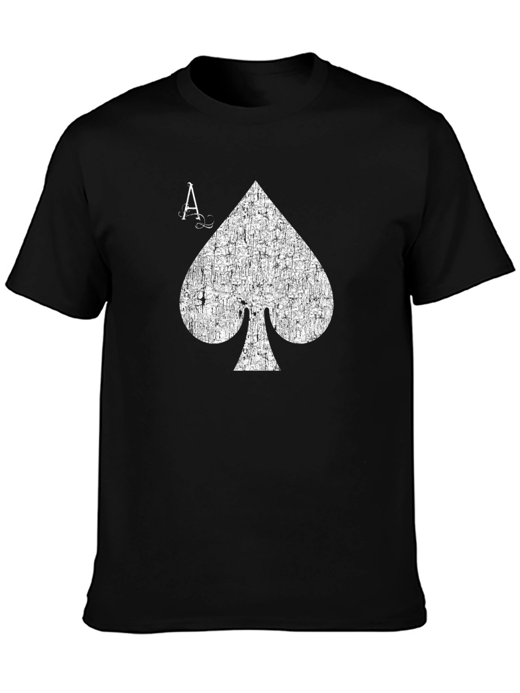 Ace of Spades Graphic T-Shirt - Black